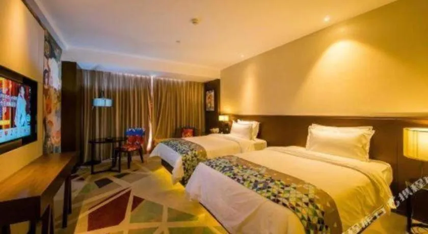 Bed in ZMAX Hotel Guangzhou Luogang Science City Shenzhou Road Metro Station