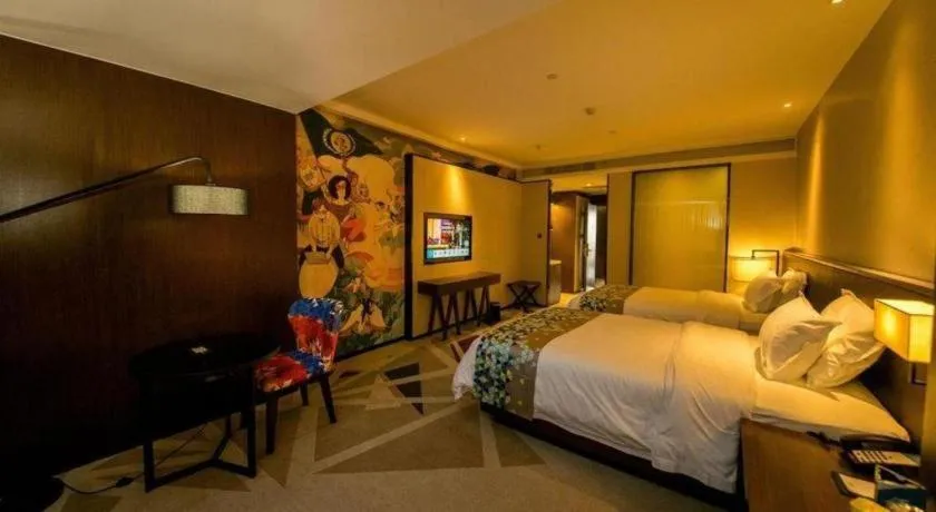 Bed in ZMAX Hotel Guangzhou Luogang Science City Shenzhou Road Metro Station