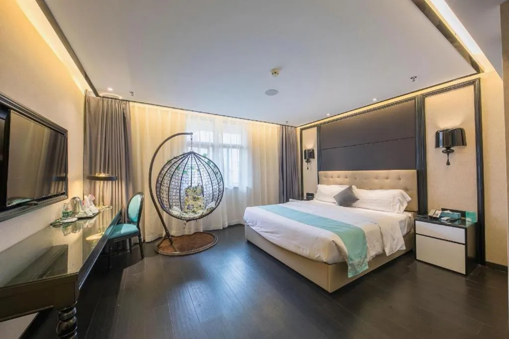 Bed in Xana Hotelle·Nanchang Bayi Square Metro Station