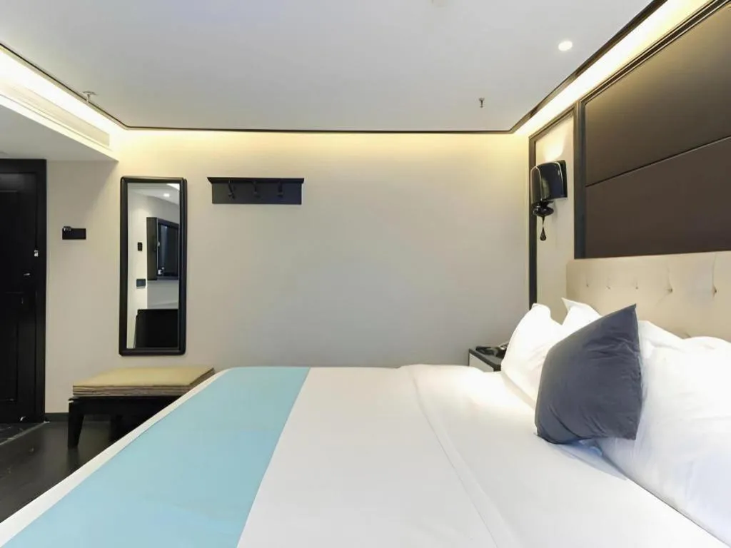 Bed in Xana Hotelle·Nanchang Bayi Square Metro Station