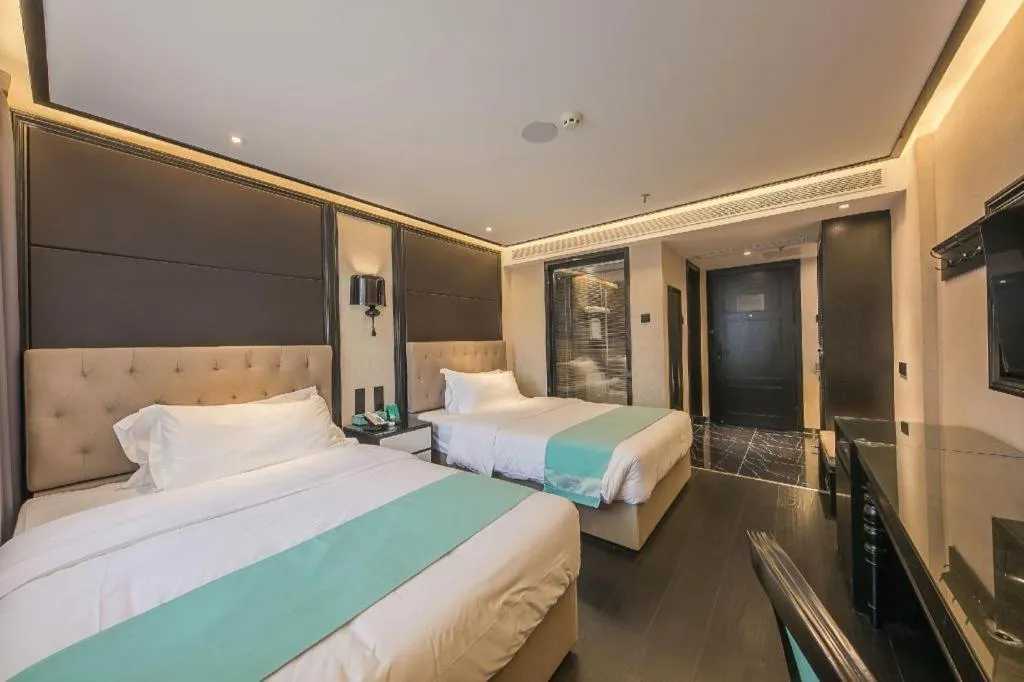 Bed in Xana Hotelle·Nanchang Bayi Square Metro Station