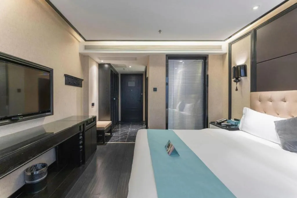 Bed in Xana Hotelle·Nanchang Bayi Square Metro Station