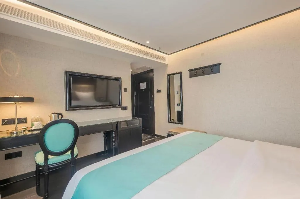 Bed in Xana Hotelle·Nanchang Bayi Square Metro Station