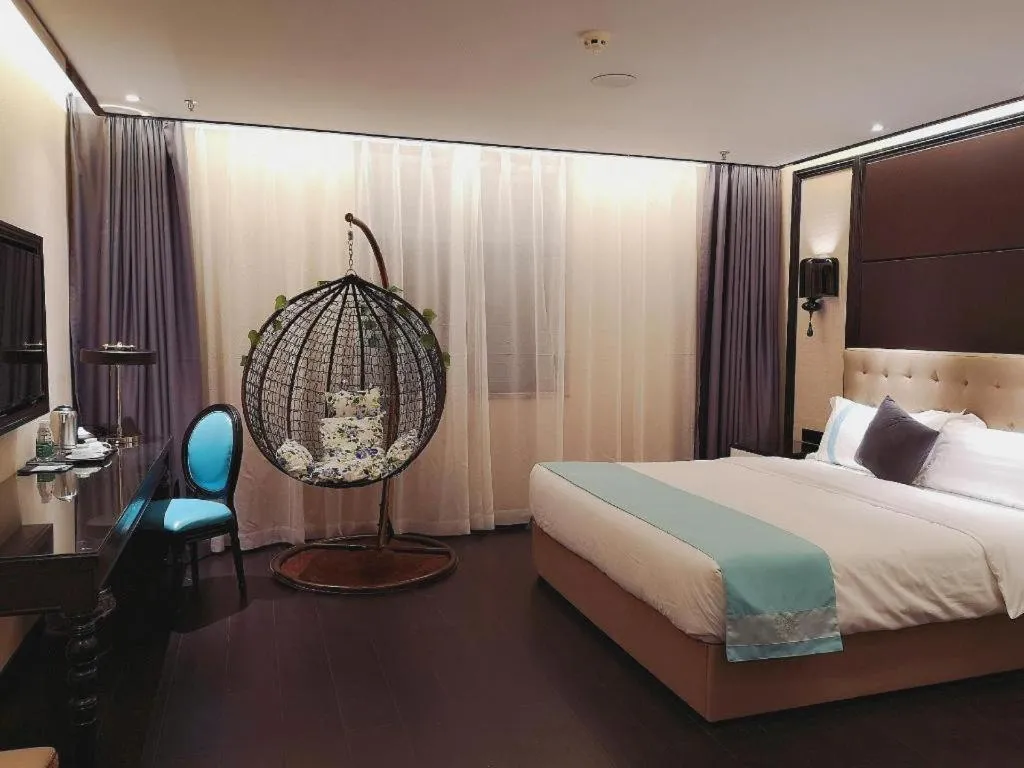 Bed in Xana Hotelle·Nanchang Bayi Square Metro Station