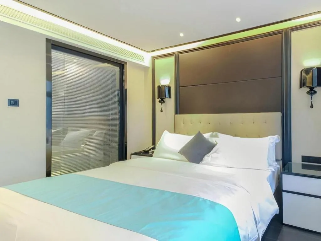 Bed in Xana Hotelle·Nanchang Bayi Square Metro Station