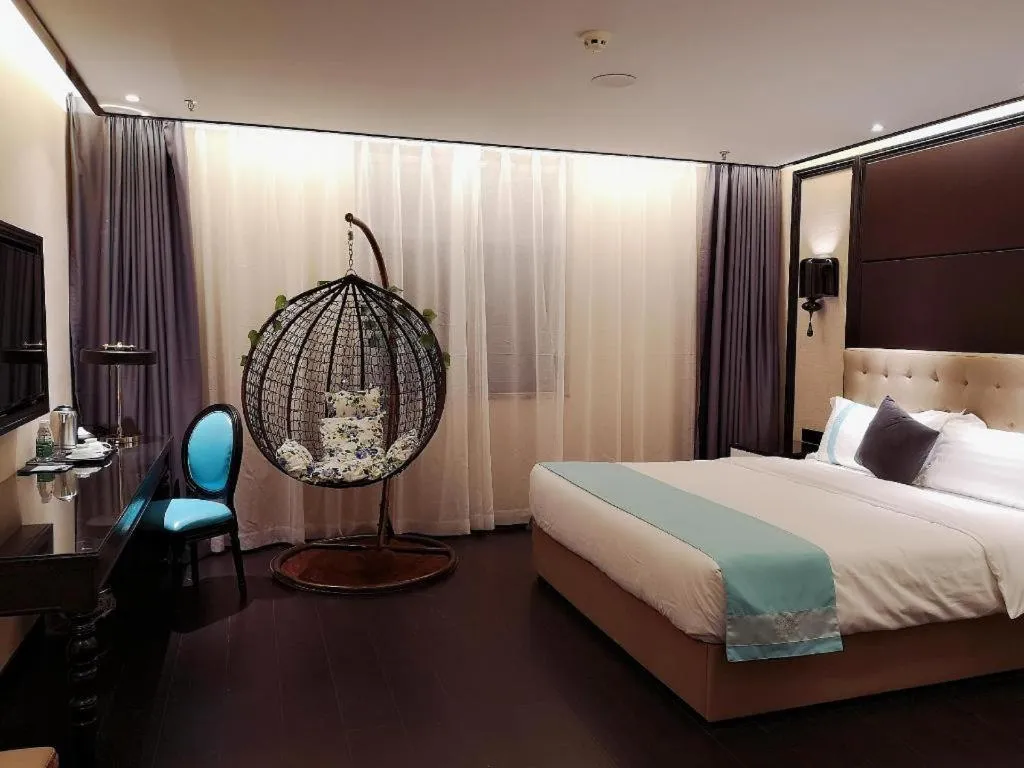 Bed in Xana Hotelle·Nanchang Bayi Square Metro Station