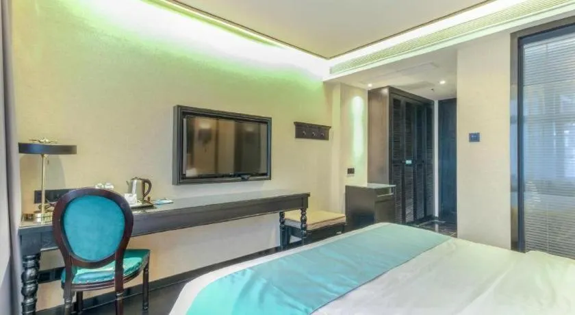 Bed in Xana Hotelle·Nanchang Bayi Square Metro Station