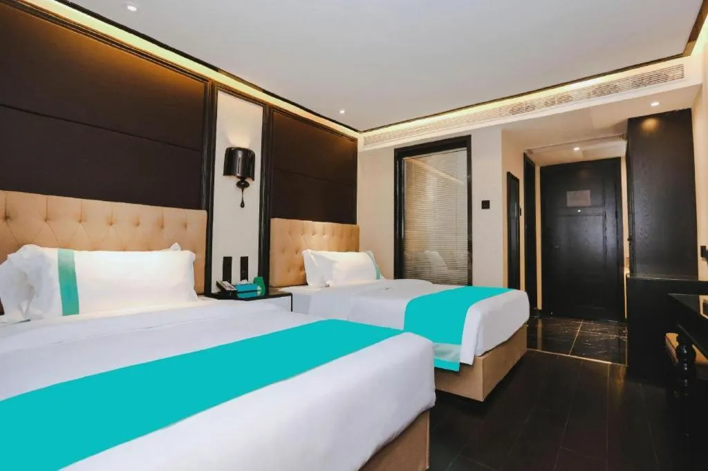 Bed in Xana Hotelle·Nanchang Bayi Square Metro Station