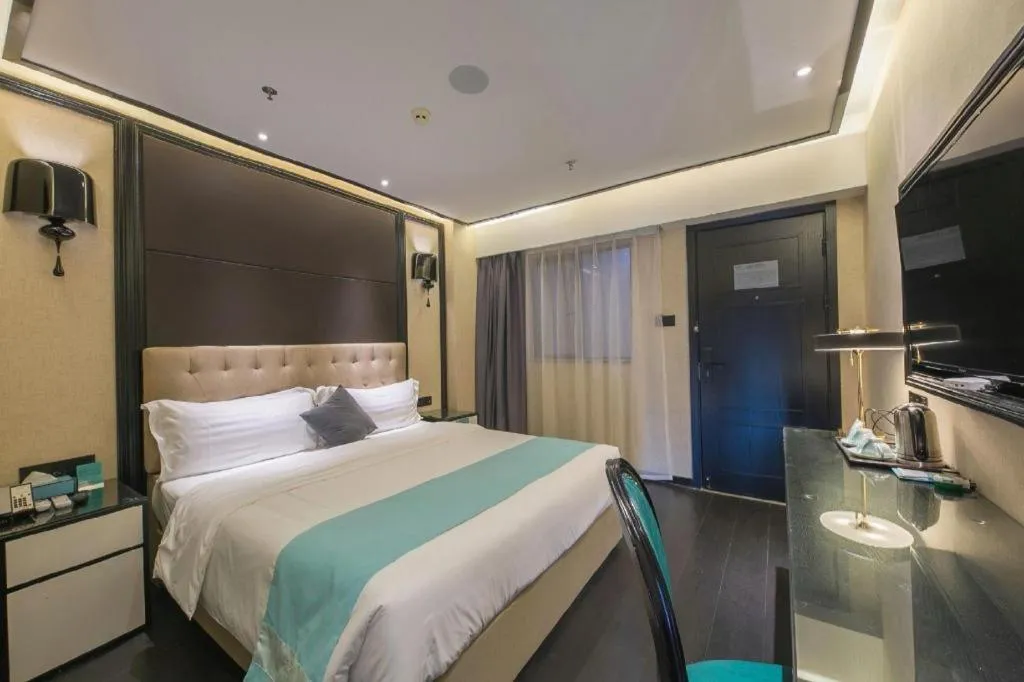 Bed in Xana Hotelle·Nanchang Bayi Square Metro Station