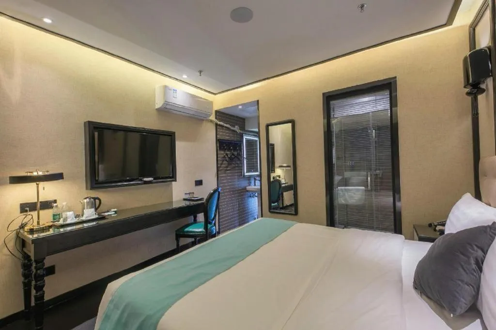 Bed in Xana Hotelle·Nanchang Bayi Square Metro Station