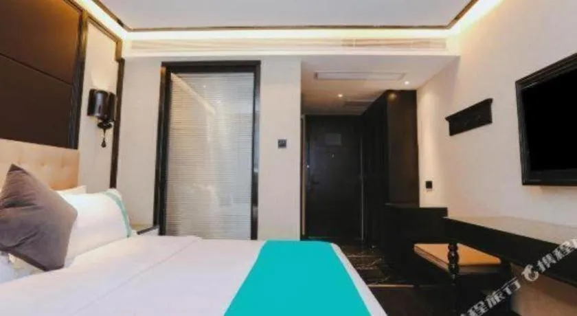 Bed in Xana Hotelle·Nanchang Bayi Square Metro Station