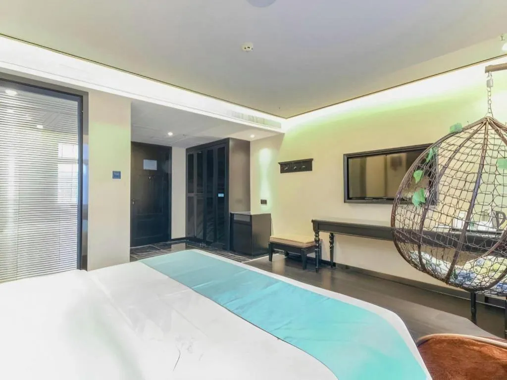 Bed in Xana Hotelle·Nanchang Bayi Square Metro Station