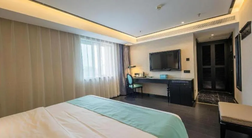 Bed in Xana Hotelle·Nanchang Bayi Square Metro Station