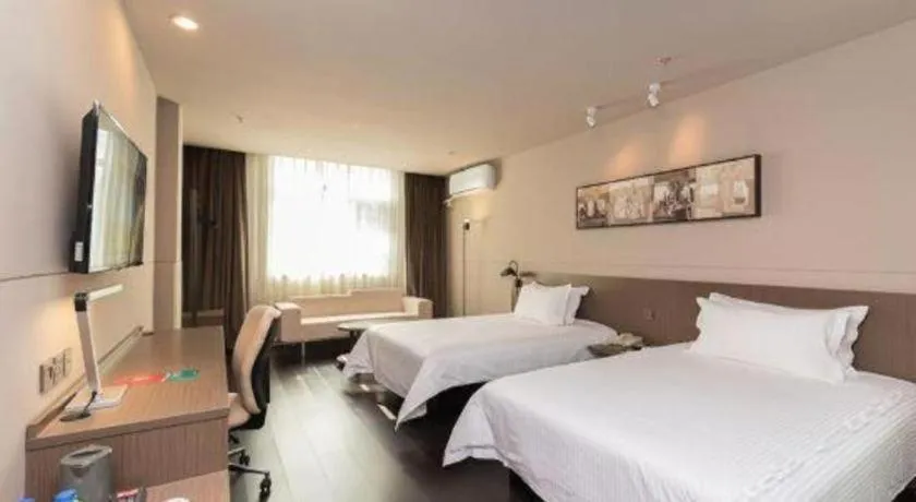 Bed in Jinjiang Inn Select Xuzhou High-speed Railway Station Kunpeng Road