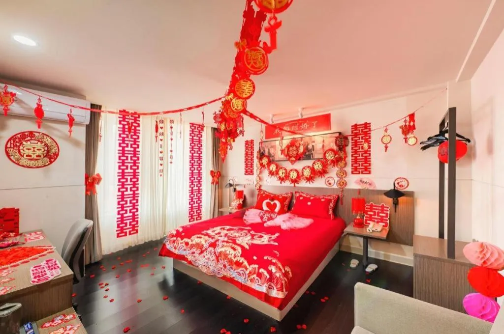 Bed in Jinjiang Inn Select Changchun Yuanda Street