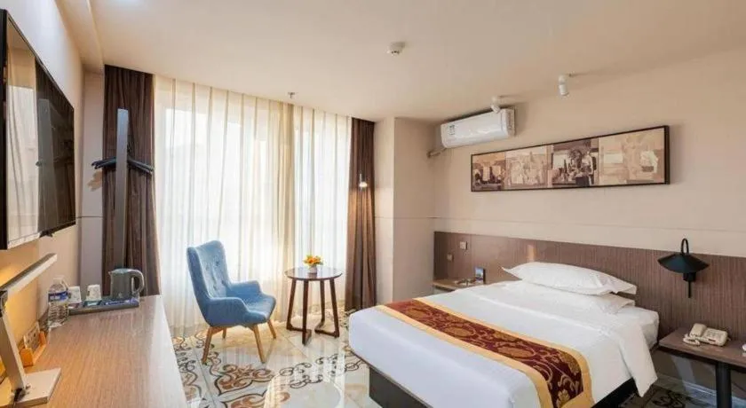Bed in Jinjiang Inn Select Changchun Yuanda Street