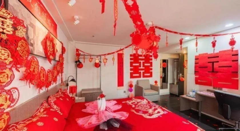 Bed in Jinjiang Inn Select Changchun Yuanda Street