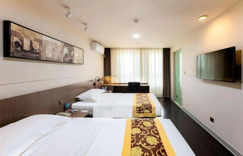 Bed in Jinjiang Inn Select Changchun Yuanda Street