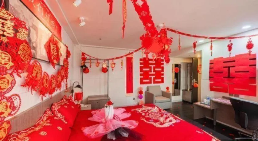 Bed in Jinjiang Inn Select Changchun Yuanda Street