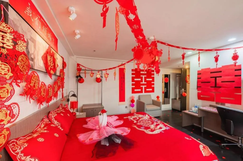 Bed in Jinjiang Inn Select Changchun Yuanda Street