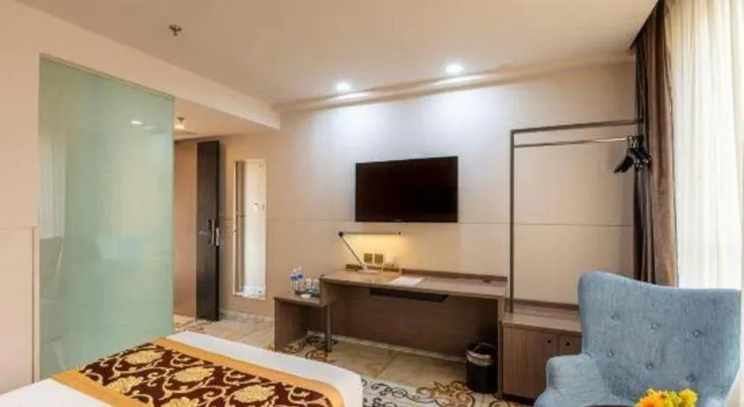 Bed in Jinjiang Inn Select Changchun Yuanda Street