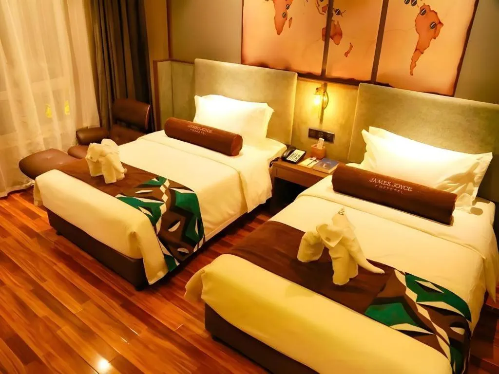 Bed in James Joyce Coffetel·Changchun Railway Station