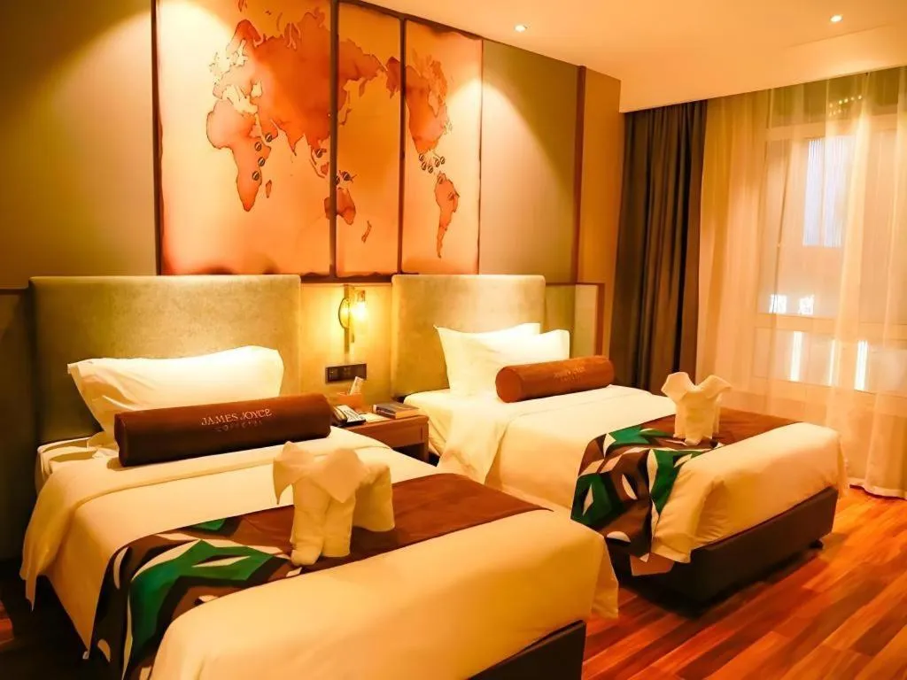 Bed in James Joyce Coffetel·Changchun Railway Station