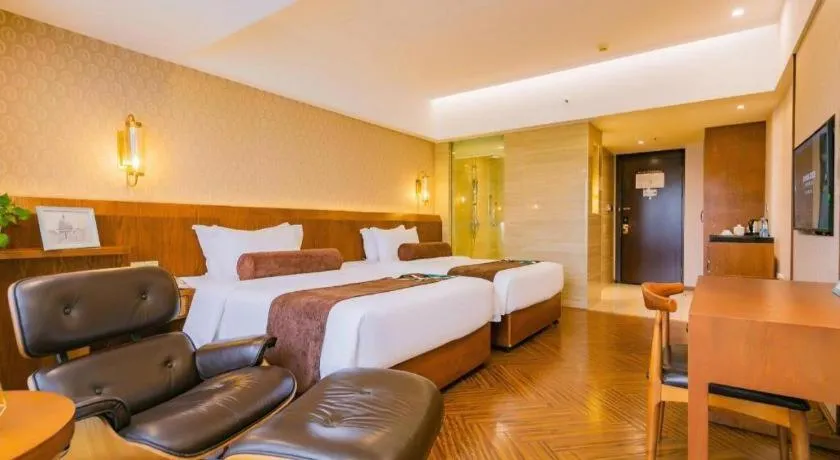 Bed in James Joyce Coffetel Chengdu Century City Convention and Exhibition Center