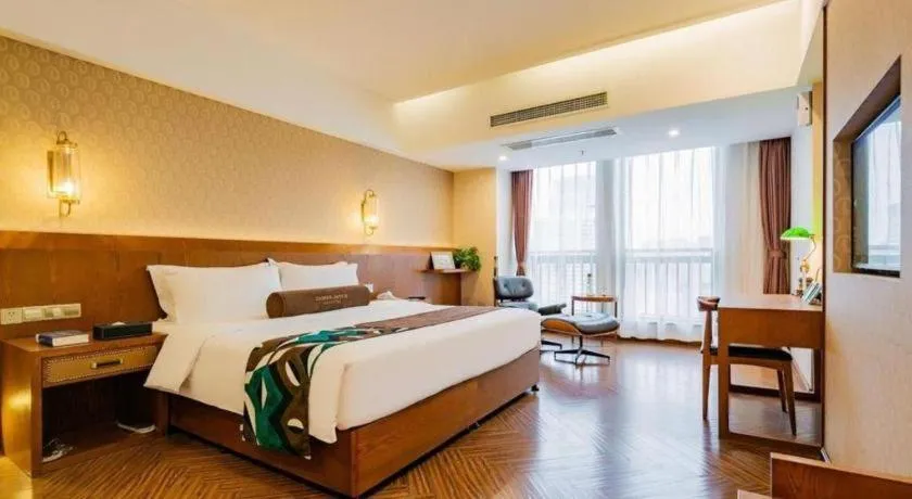 Bed in James Joyce Coffetel Chengdu Century City Convention and Exhibition Center