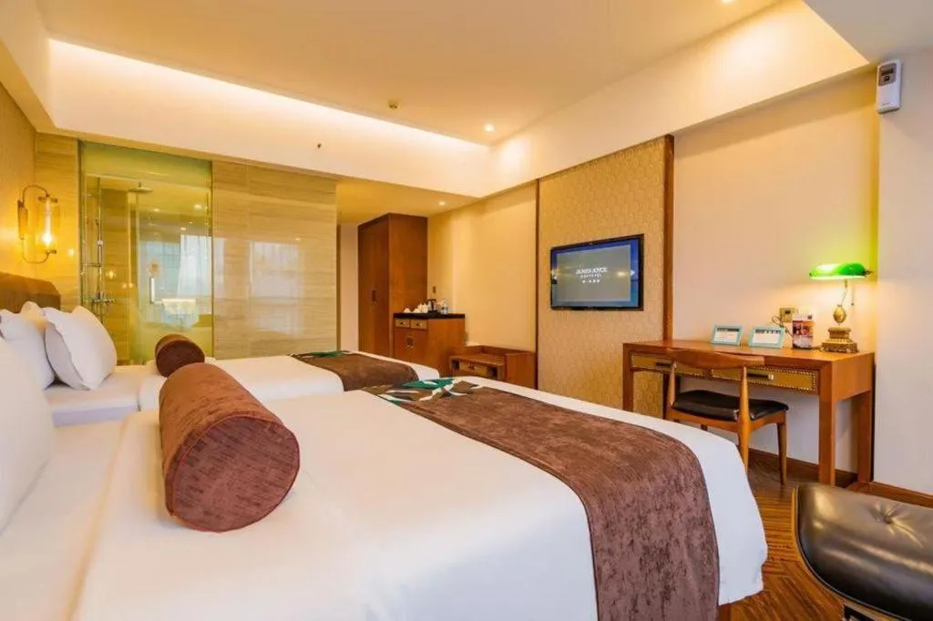 Bed in James Joyce Coffetel Chengdu Century City Convention and Exhibition Center