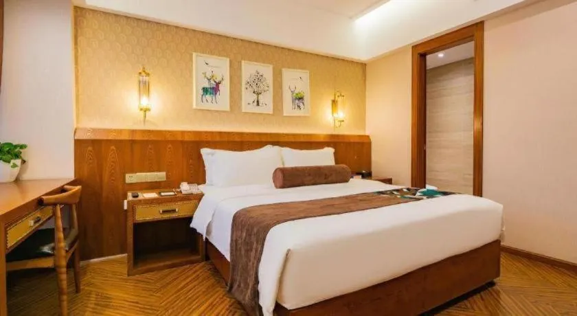 Bed in James Joyce Coffetel Chengdu Century City Convention and Exhibition Center