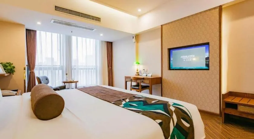 Bed in James Joyce Coffetel Chengdu Century City Convention and Exhibition Center