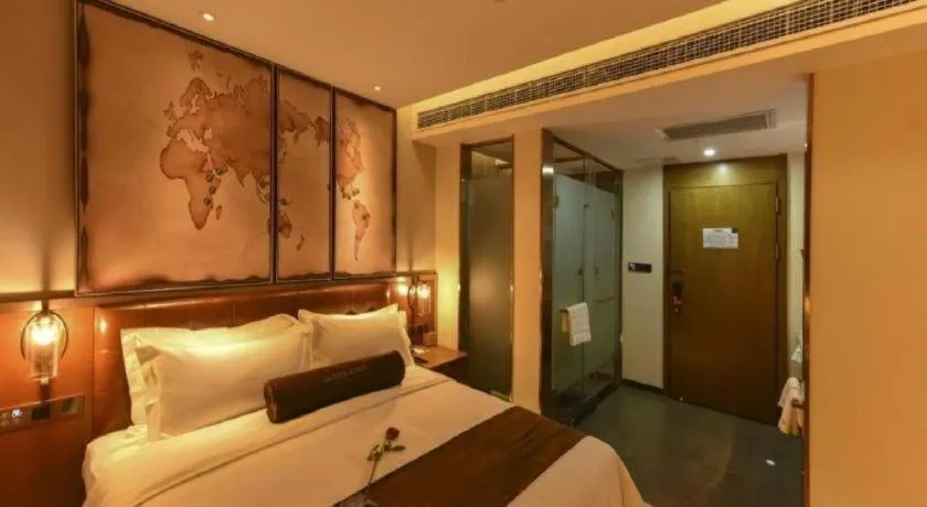Bed in James Joyce Coffetel·Beijing Yizhuang Development Zone Dazu Square Tongji Road