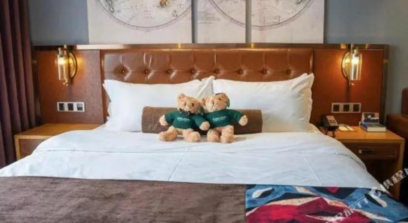 Bed in James Joyce Coffetel·Beijing Yizhuang Development Zone Dazu Square Tongji Road