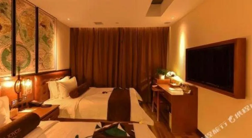 Bed in James Joyce Coffetel·Beijing Yizhuang Development Zone Dazu Square Tongji Road