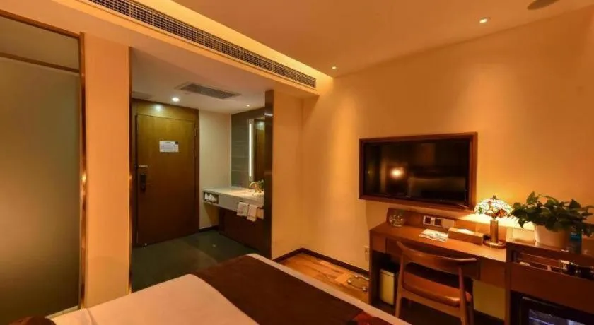 Bed in James Joyce Coffetel·Beijing Yizhuang Development Zone Dazu Square Tongji Road