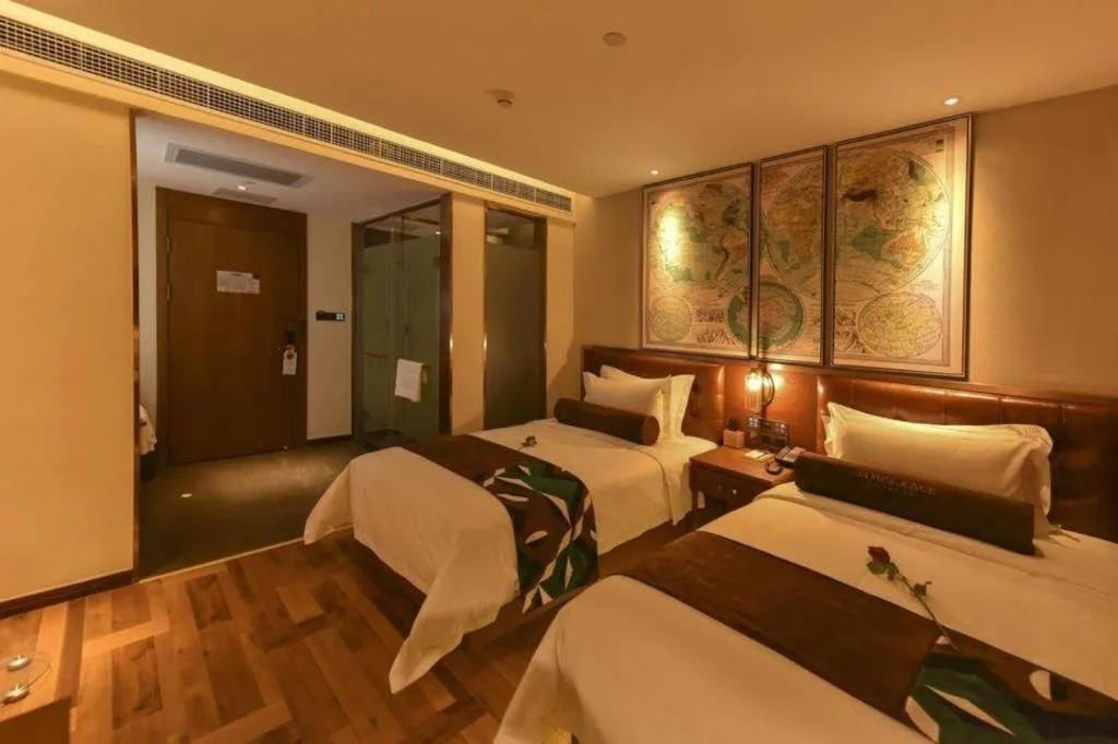 Bed in James Joyce Coffetel·Beijing Yizhuang Development Zone Dazu Square Tongji Road