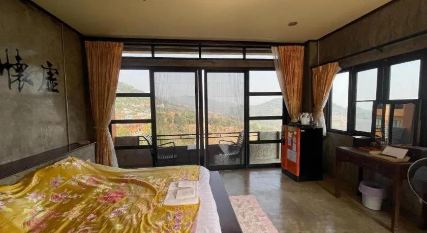 Bed in Baan Hom Muen Li