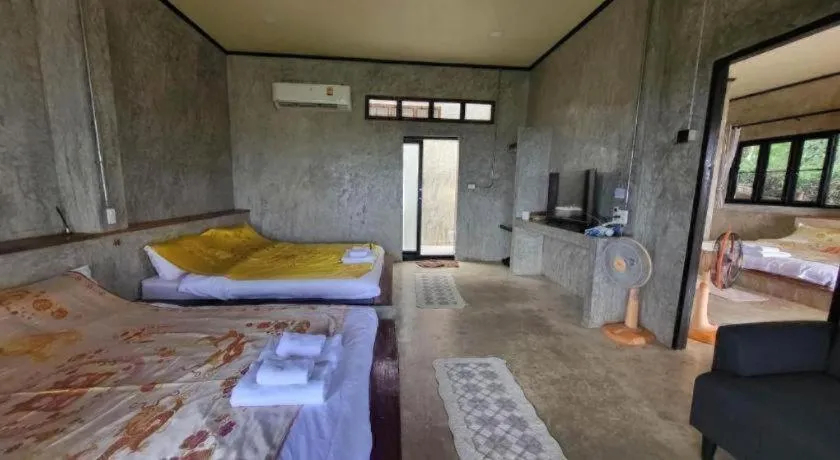 Bed in Baan Hom Muen Li