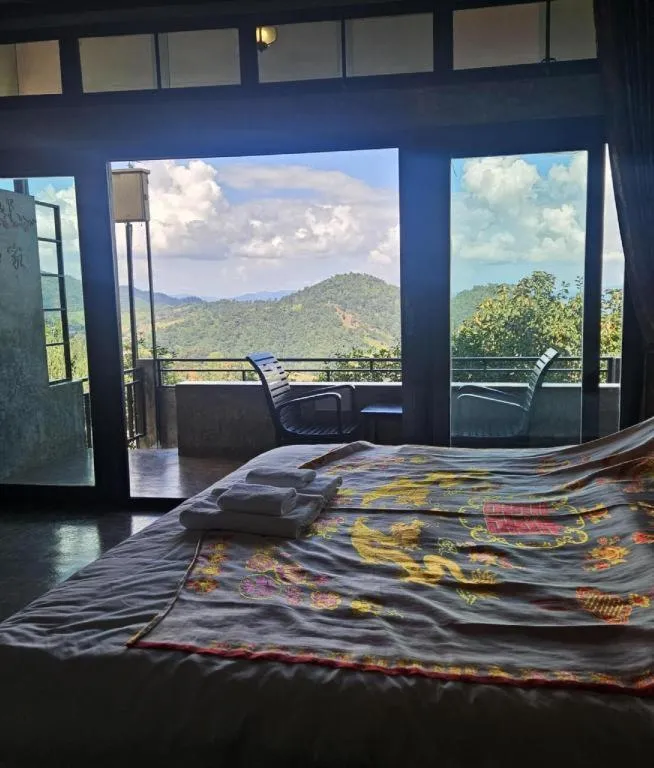 Bed in Baan Hom Muen Li