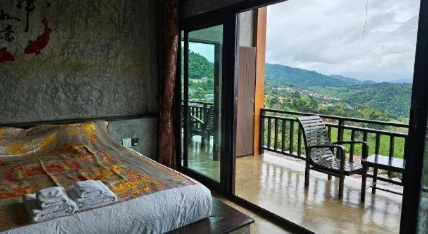 Bed in Baan Hom Muen Li