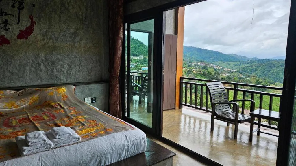 Bed in Baan Hom Muen Li