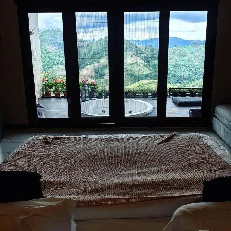 Bed in Baan Hom Muen Li