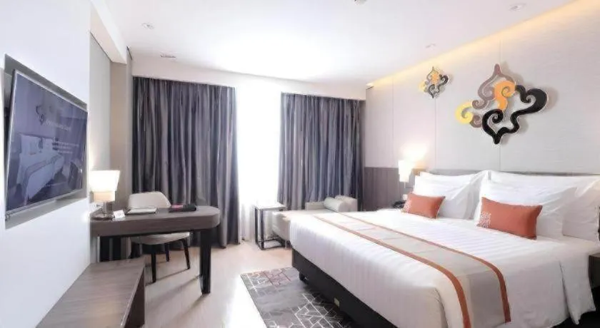 Bed in Patra Cirebon Hotel & Convention