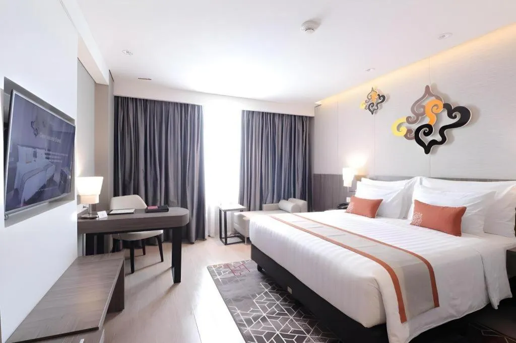Bed in Patra Cirebon Hotel & Convention