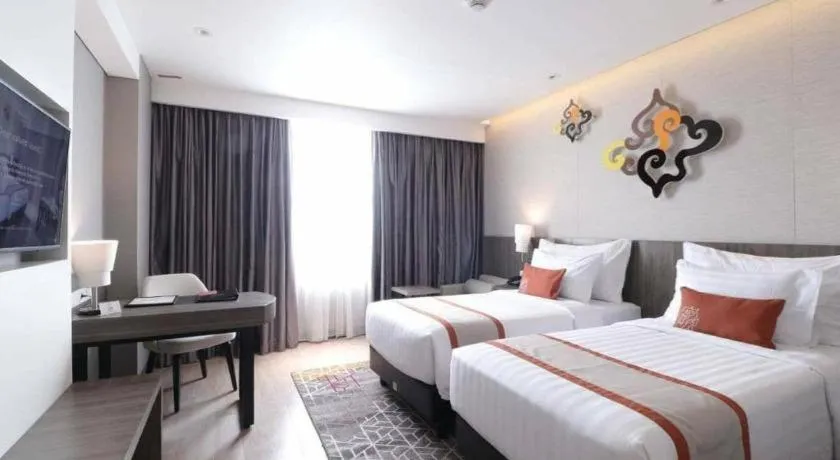 Bed in Patra Cirebon Hotel & Convention