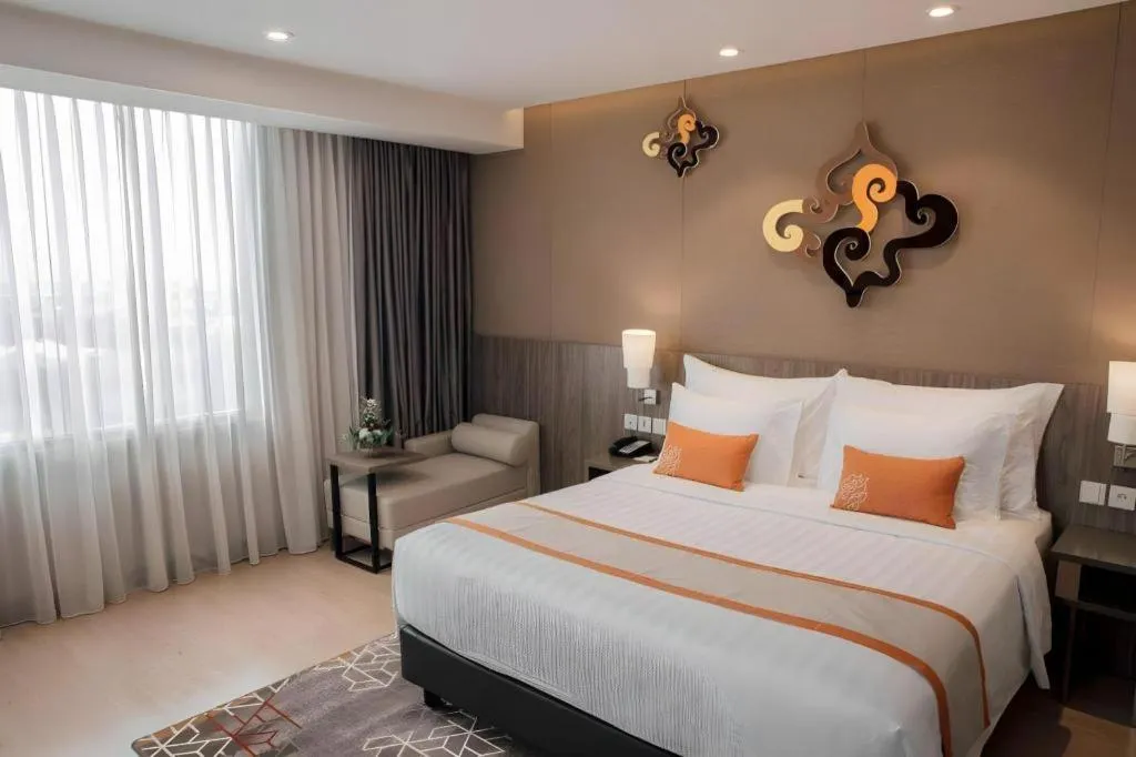 Bed in Patra Cirebon Hotel & Convention