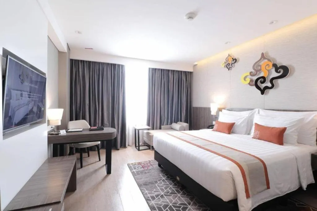 Bed in Patra Cirebon Hotel & Convention