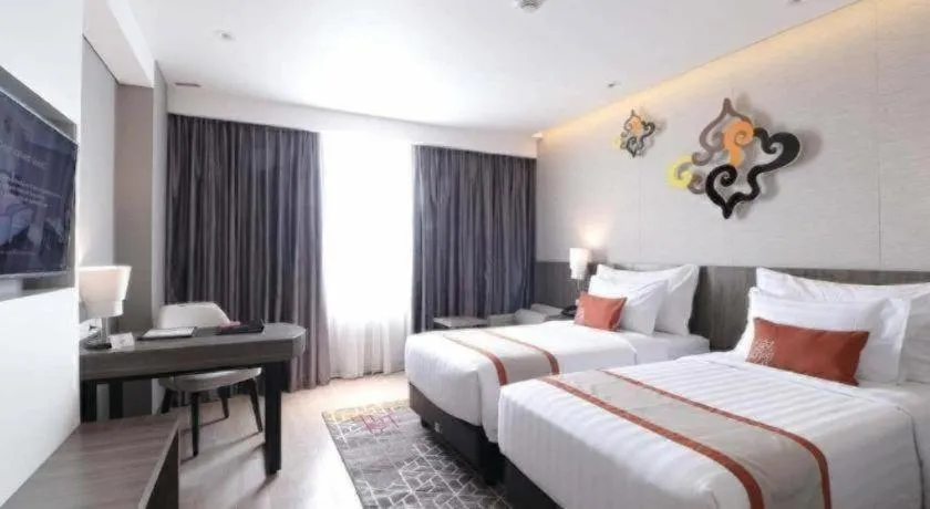 Bed in Patra Cirebon Hotel & Convention