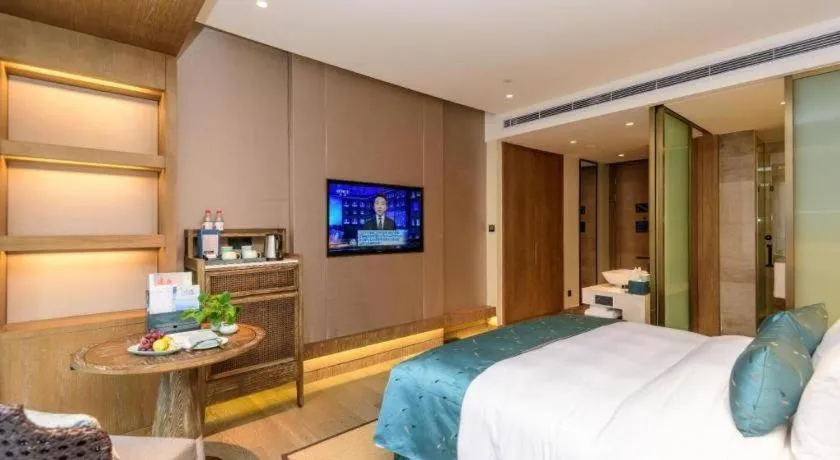 Bed in Landison Xinan Hotel Hangzhou